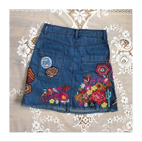 Spell Flower🌻Child Denim Skirt XS - Picture 4 of 6